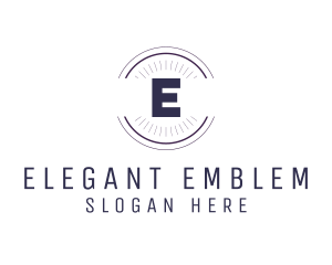 Elegant Minimalist Company logo design