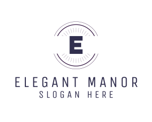 Elegant Minimalist Company logo design