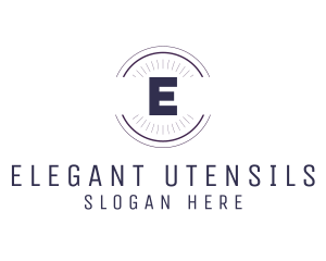 Elegant Minimalist Company logo design