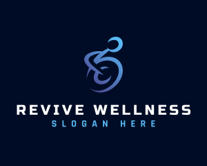 Wheelchair Disability Rehabilitation logo design