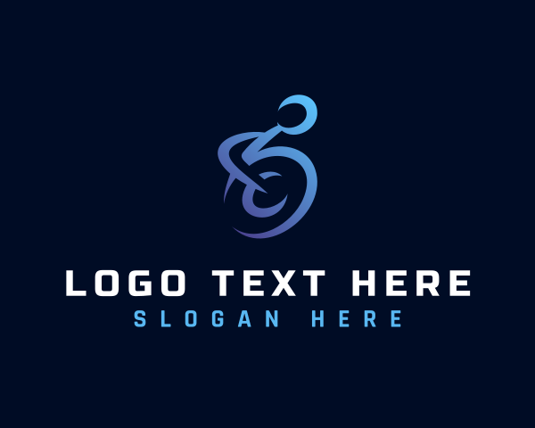 Accessibility logo example 4