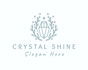 Crystal Jewelry Sparkle logo design