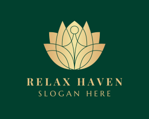 Lotus Relaxation Spa logo design