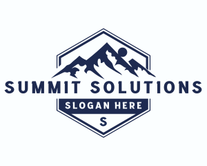 Mountain Peak Summit logo design