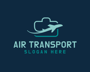 Airplane Travel Luggage Flight logo design