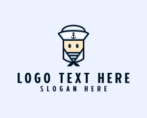 Cute Navy Sailor logo