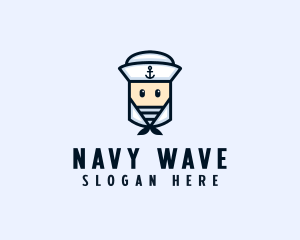 Cute Navy Sailor logo