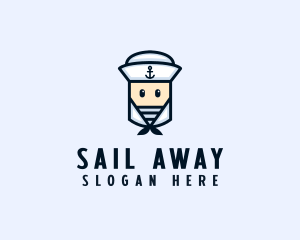 Navy Sailor Travel Tour logo design