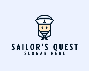 Navy Sailor Travel Tour logo design