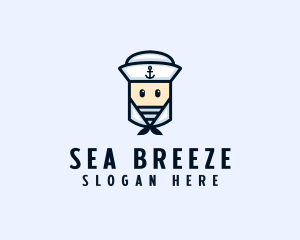 Cute Navy Sailor logo