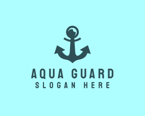 Naval  Anchor Captain logo design