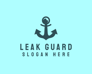 Naval  Anchor Captain logo design