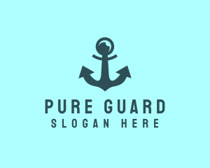 Naval  Anchor Captain logo design