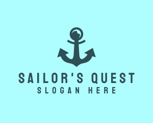 Naval  Anchor Captain logo design