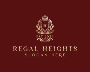 Regal Crown Shield logo design