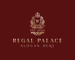 Regal Crown Shield logo design