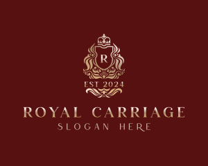 Regal Crown Shield logo design