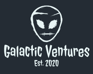 Scary Alien Head logo