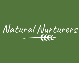 Natural Garden Leaf logo design