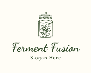 Bottle Plant Jar logo design