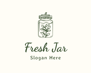 Bottle Plant Jar logo design