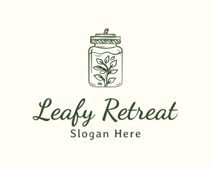 Bottle Plant Jar logo design