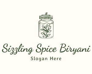 Bottle Plant Jar logo design