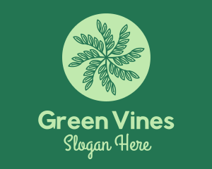 Leaf Vines Pattern  logo design