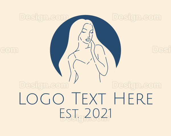 Minimalist Beautiful Woman Logo