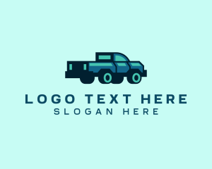 Pickup Truck Delivery Distribution logo