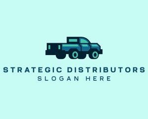 Pickup Truck Delivery Distribution logo