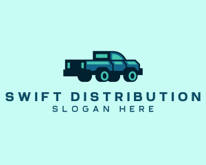 Pickup Truck Delivery Distribution logo