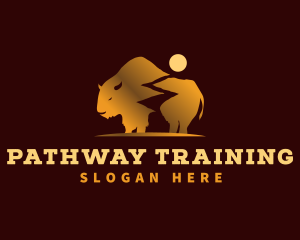 Bison Bull Path logo