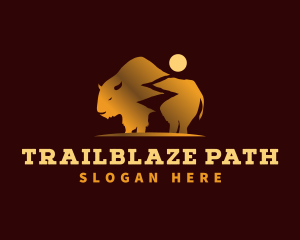 Bison Bull Path logo