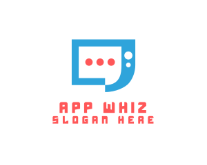 Messaging Chat App logo design