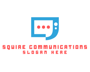 Messaging Chat App logo design