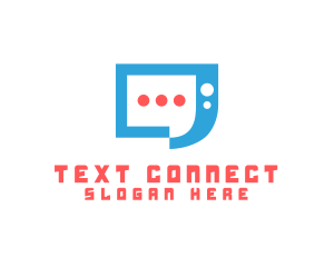 Messaging Chat App logo design