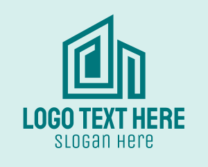 Geometric Building Maze  logo