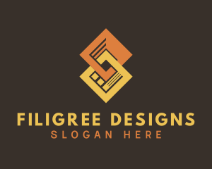 Interior Design Tile logo design