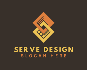 Interior Design Tile logo design