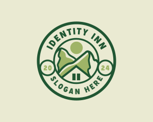 Mountain Hiking Inn logo design