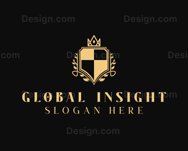 Regal Monarchy Shield Logo