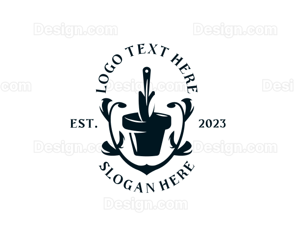 Landscaping Gardener Plant Logo