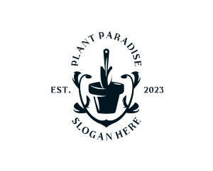 Landscaping Gardener Plant logo design