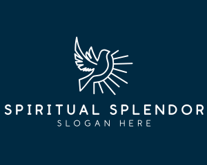 Dove Spiritual Bird logo design