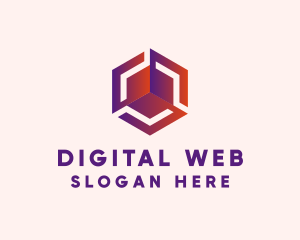 Digital Cube Technology  logo design