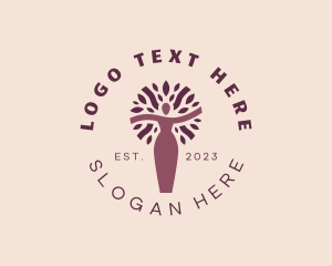 Lady Organic Tree logo