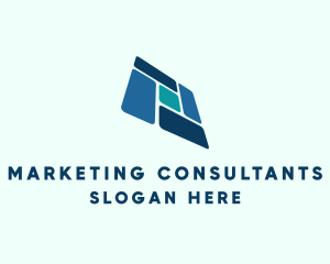 Geometric Marketing Business logo design