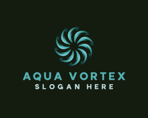 Spinning Vortex Blade logo design
