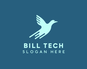 Blue Bird Tech logo design